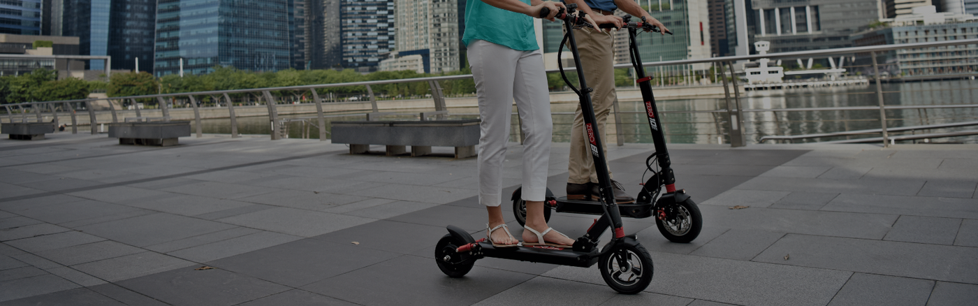 Zero commuter electric scooters